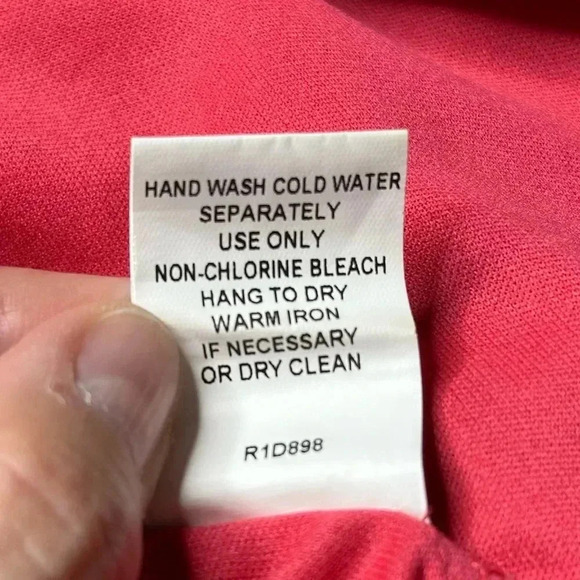 Rabbit Rabbit Rabbit Womens Sleeveless Dress 8 Pink White Back Zip Pockets Lined - Picture 12 of 14